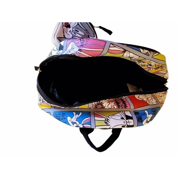 NWT Warner Bros. Looney Tunes Bugs Bunny Mini Backpack w/Coin Pouch 10.5" - Picture 4 of 4